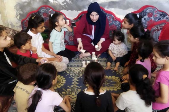 Children in a classroom setting